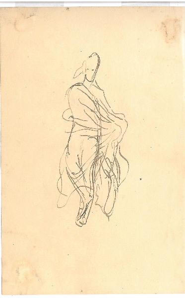 Etude pour une danseuse, Henri Chapu, 2e moitié 19e siècle