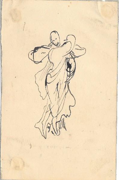 Etude pour une danseuse, Henri Chapu, 2e moitié 19e siècle