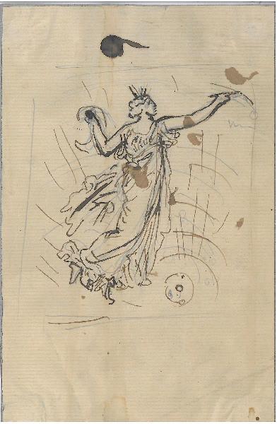 Etude pour le monument à Le Verrier, Henri Chapu, 1889 avant