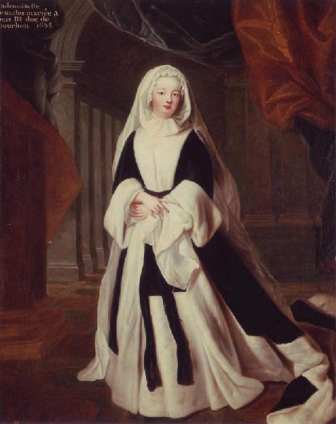 Mademoiselle de Nantes, Duchesse de Bourbon, en deuil blanc_0