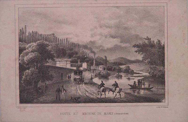 Route et machine de Marly-le-Roi (Seine et Oise)_0