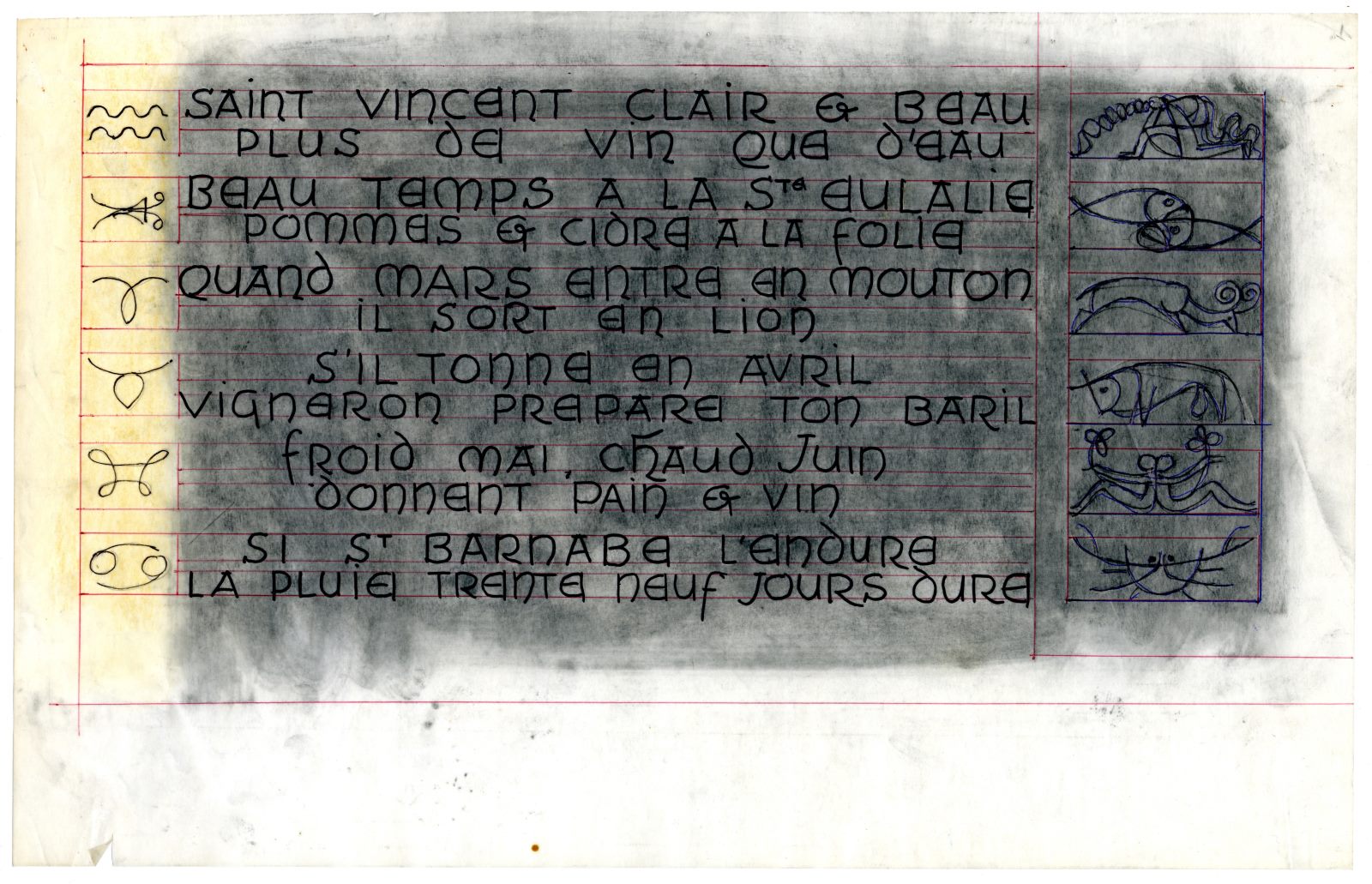 SAINT VINCENT CLAIR ET BEAU, Robert Lesbounit, 1966-1968