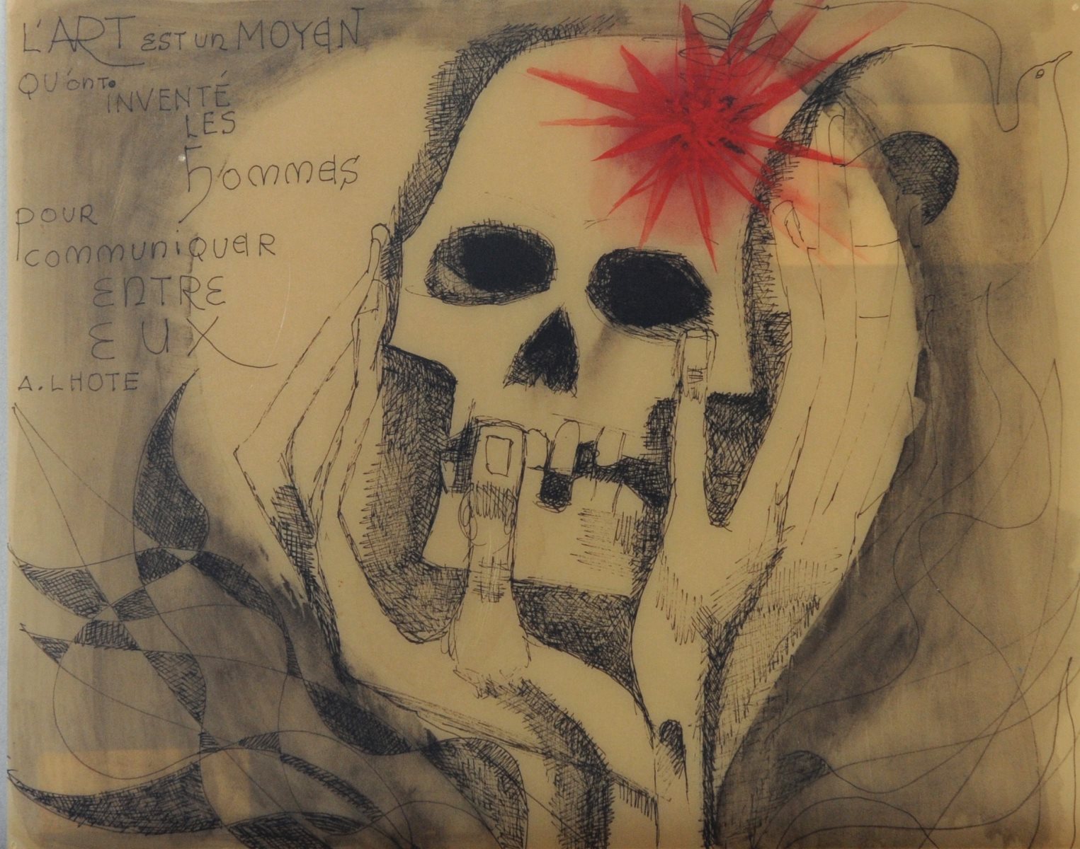 L'art est un moyen qu'ont inventé les hommes pour communiquer entre eux, Robert Lesbounit, 1978