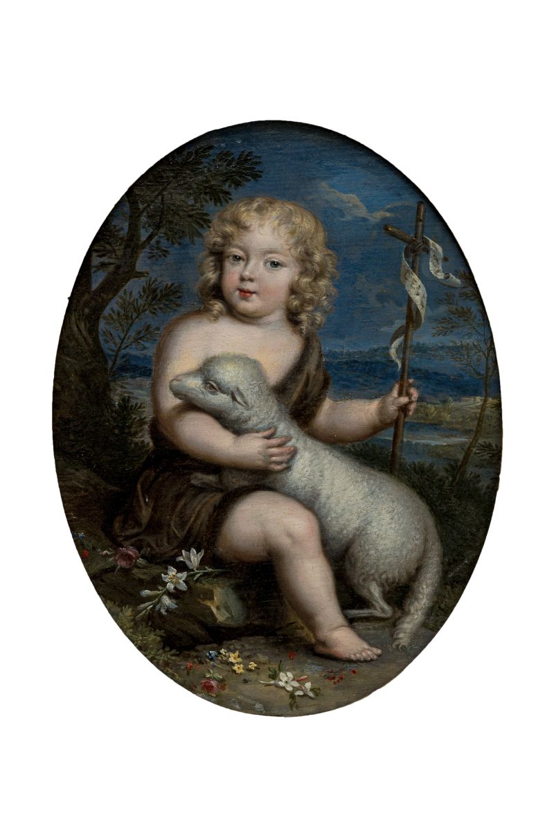 Louis-Auguste de Bourbon (1670-1736), duc du Maine, représenté en saint Jean-Baptiste_0