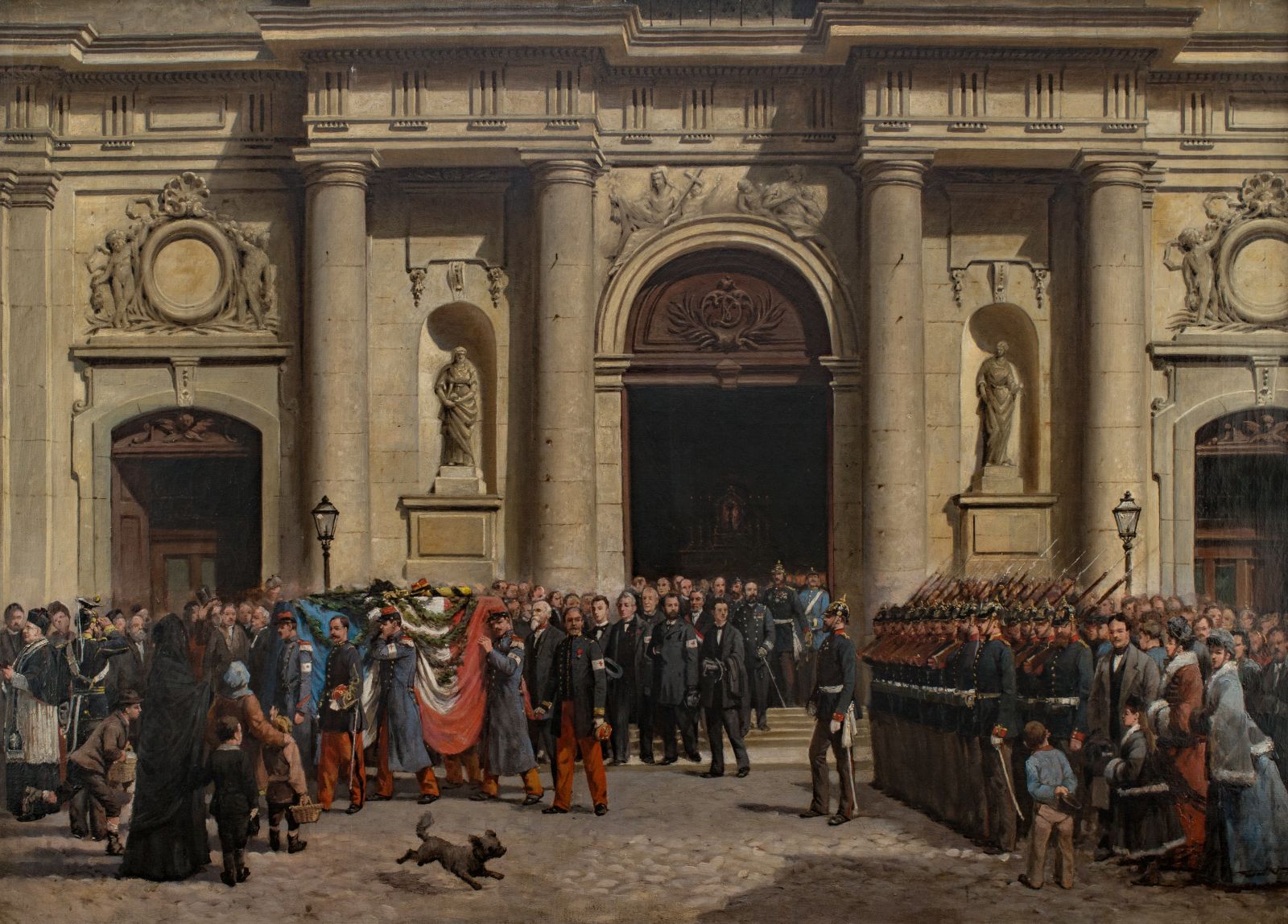 L'Enterrement du lieutenant Godard à l'église Notre-Dame de Versailles, le 17 décembre 1870_0