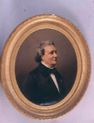 Le poète Emile Deschamps (1791-1871), Edmé Adolphe Fontaine, 1870