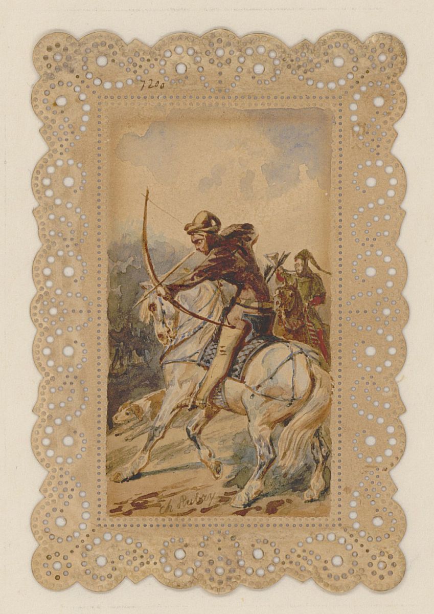 Archer à cheval, en chasse_0