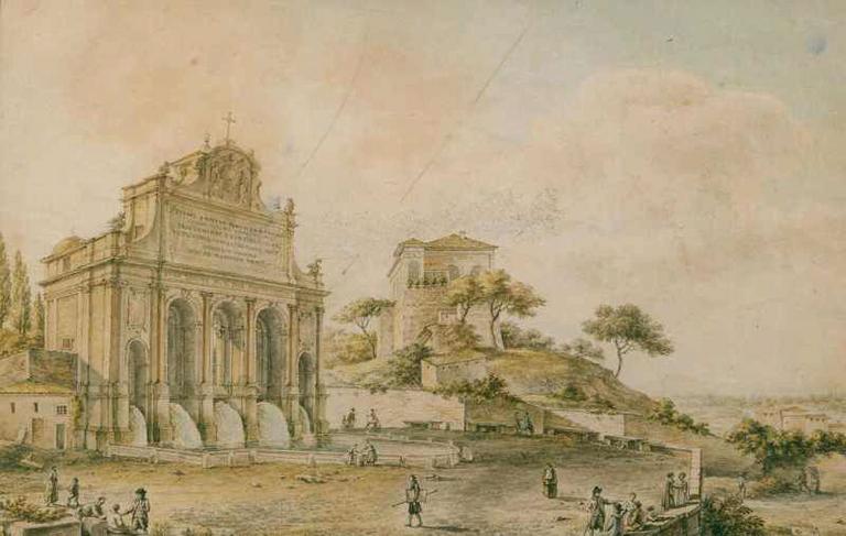 La fontaine Pauline à Rome, Victor Jean Nicolle