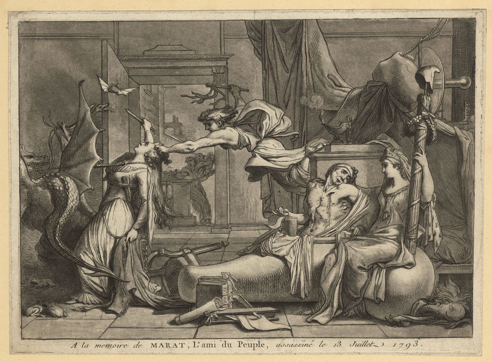 À la mémoire de Marat, l'ami du Peuple, assassiné le 13 juillet 1793_0
