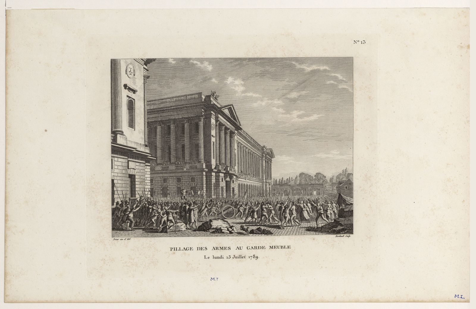 Pillage des armes au garde meuble, le lundi 13 juillet 1789_0