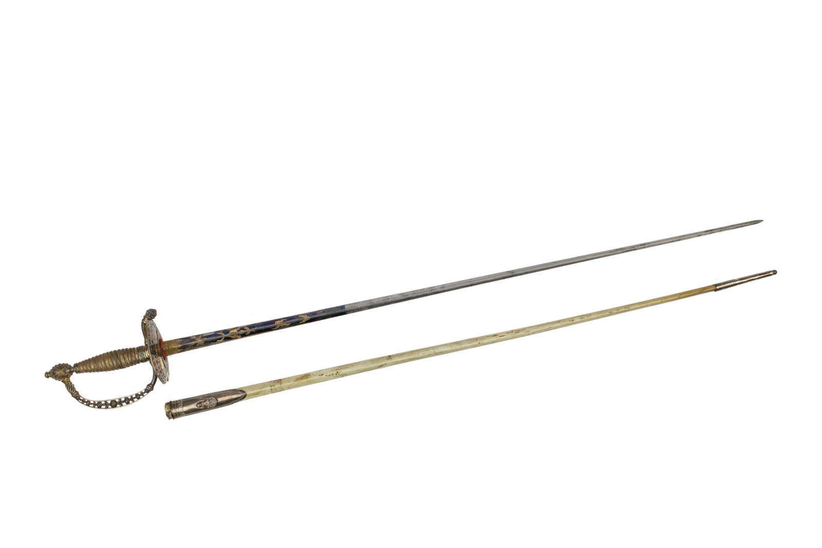 Épée de cour à pas-d'âne ayant appartenu au maréchal Brune (1763-1815)_0