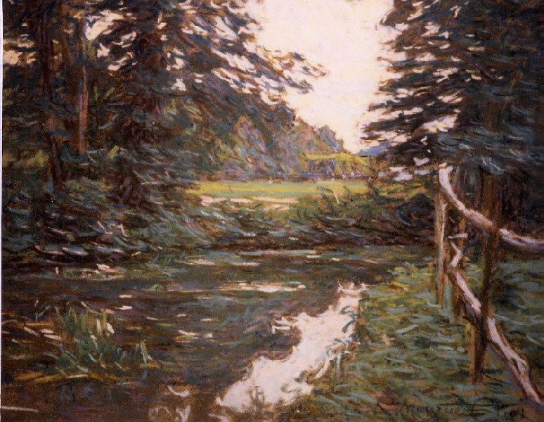 Les rives de l'Yerres, Maurice Eliot, 4e quart 19e siècle