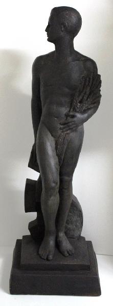 Homme à la gerbe de blé, Maurice Prost, 20e siècle