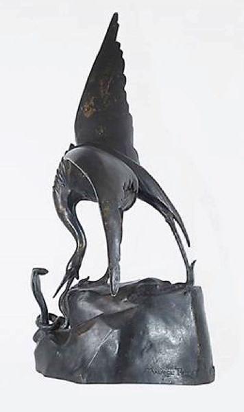Serpentaire (Titre erroné. Grue ?), Maurice Prost, 1939