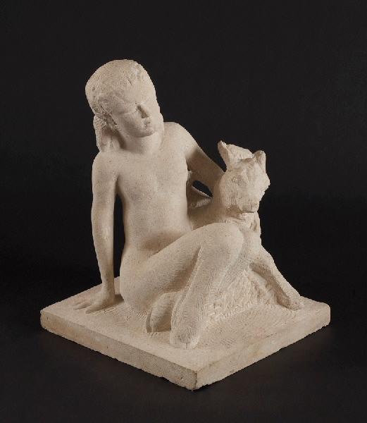 Faune et chevreau, Maurice Prost, 20e siècle