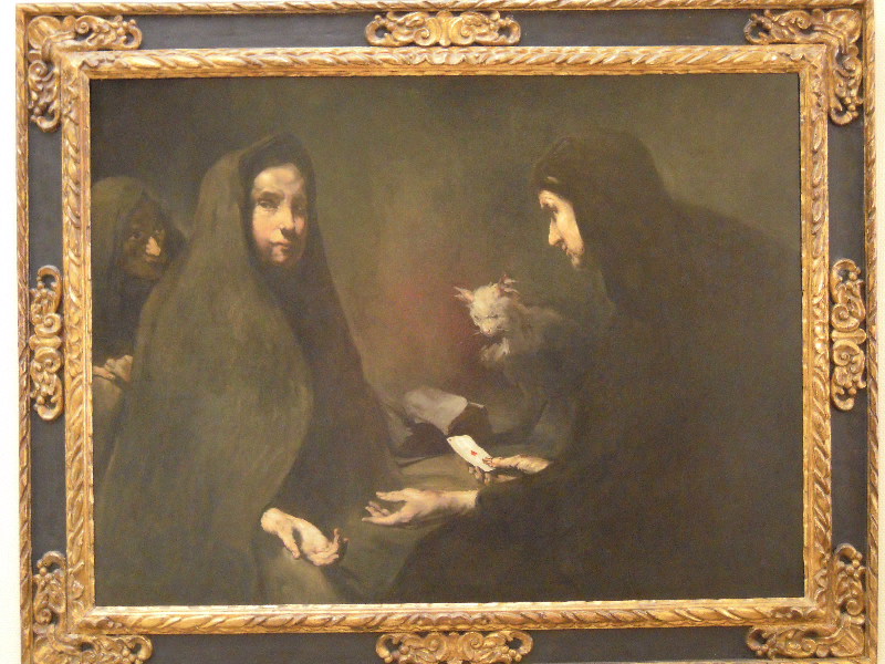 La tireuse de cartes, Théodule Ribot, 1887