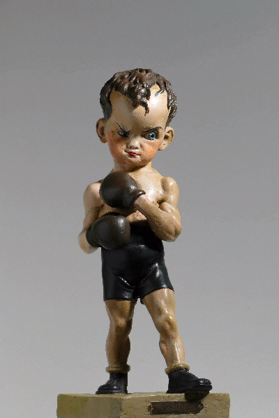 Le jeune pugiliste renfrogné ; La boxe_0
