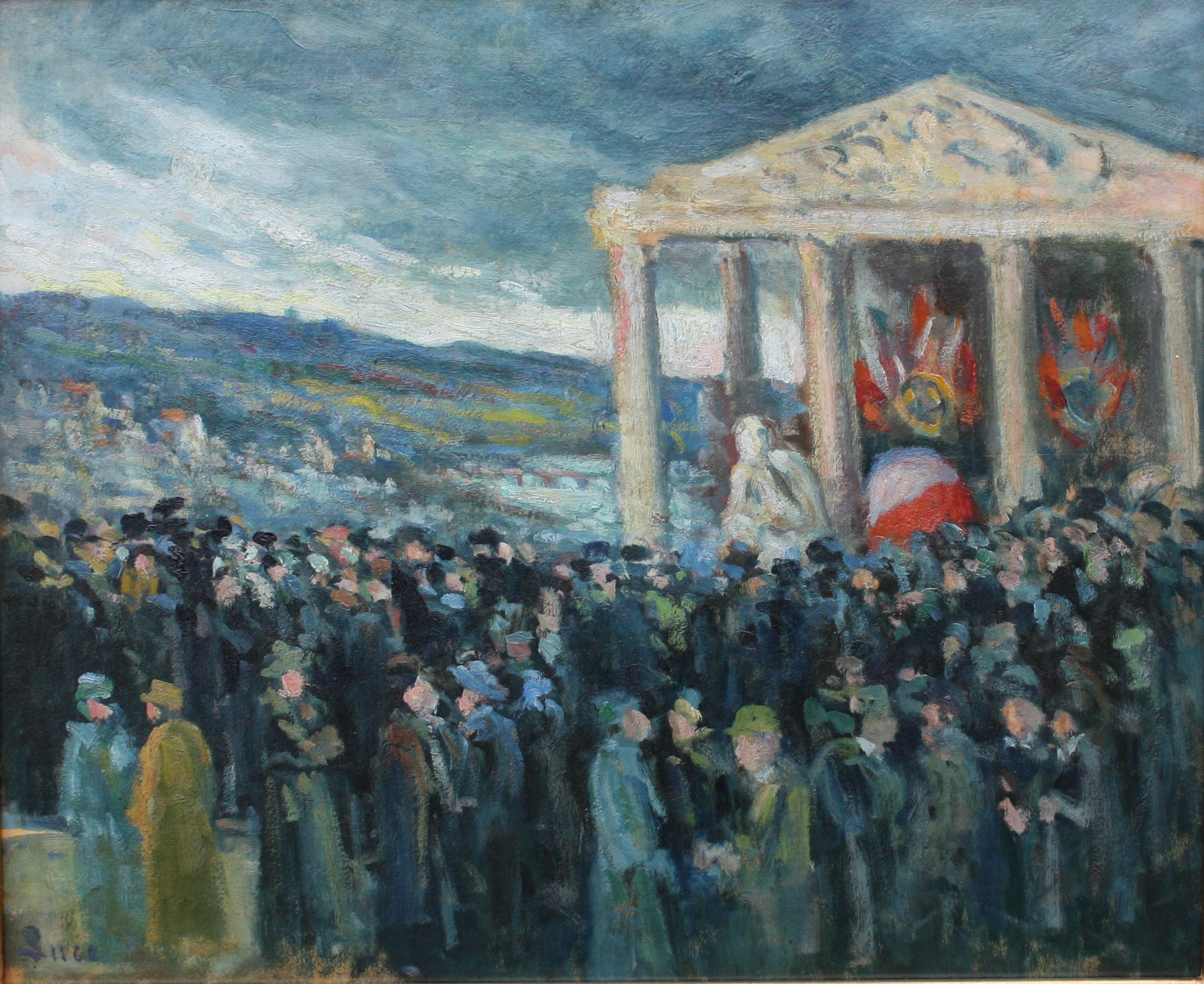 L'enterrement de Rodin à Meudon_0
