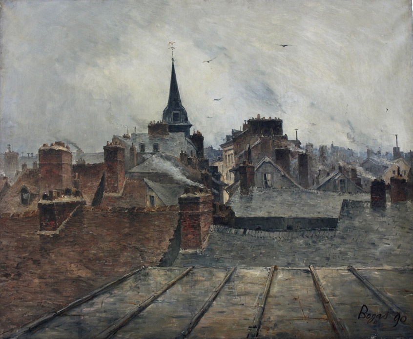 Les toits de Rouen, Frank Myers Boggs, 1890