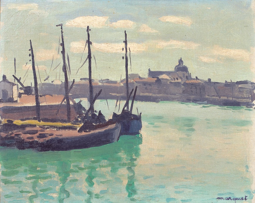 L'église des Sables-d'Olonne vue des quais ..._0