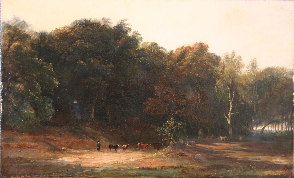 Le retour du troupeau, Forêt de Barbizon_0