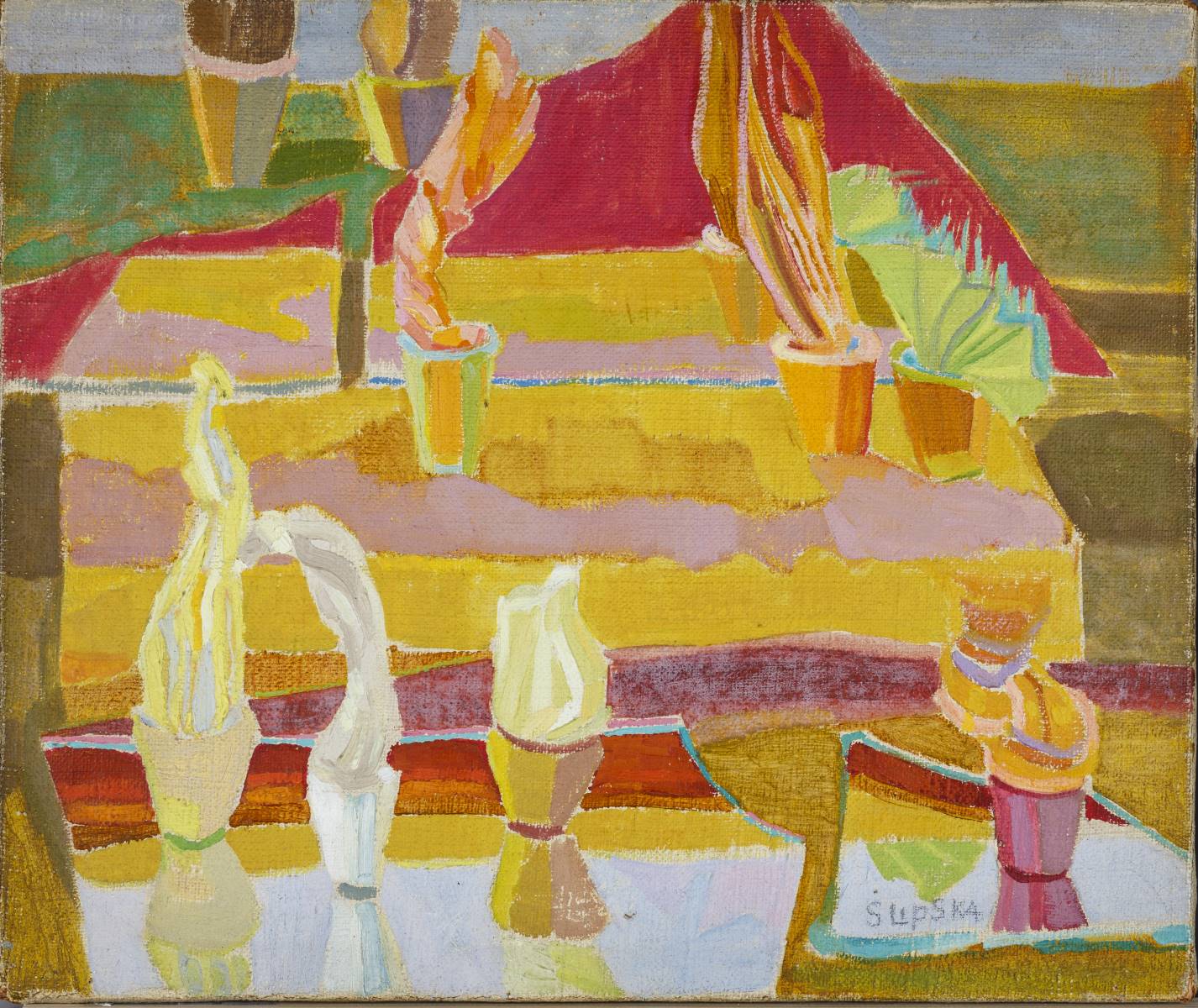 Sans titre [Nature morte aux pots], Sarah Lipska, 1915-1925