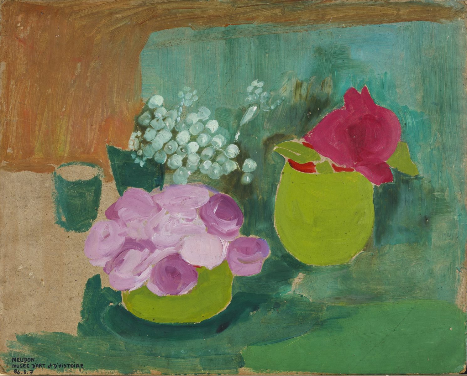 Sans titre [Nature morte aux pots], Sarah Lipska, 1915-1925
