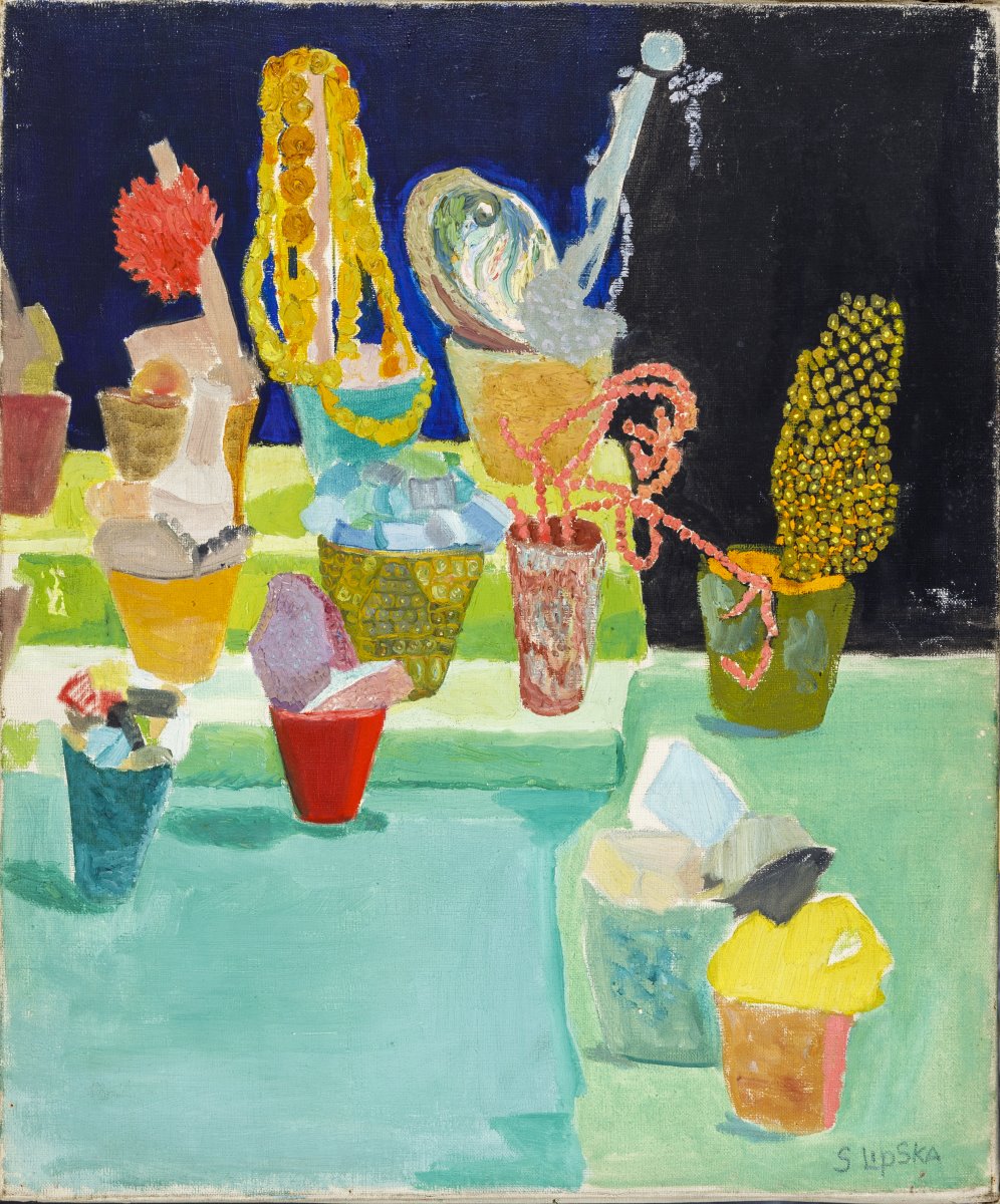 Sans titre [Nature morte aux pots], Sarah Lipska, 1915-1925