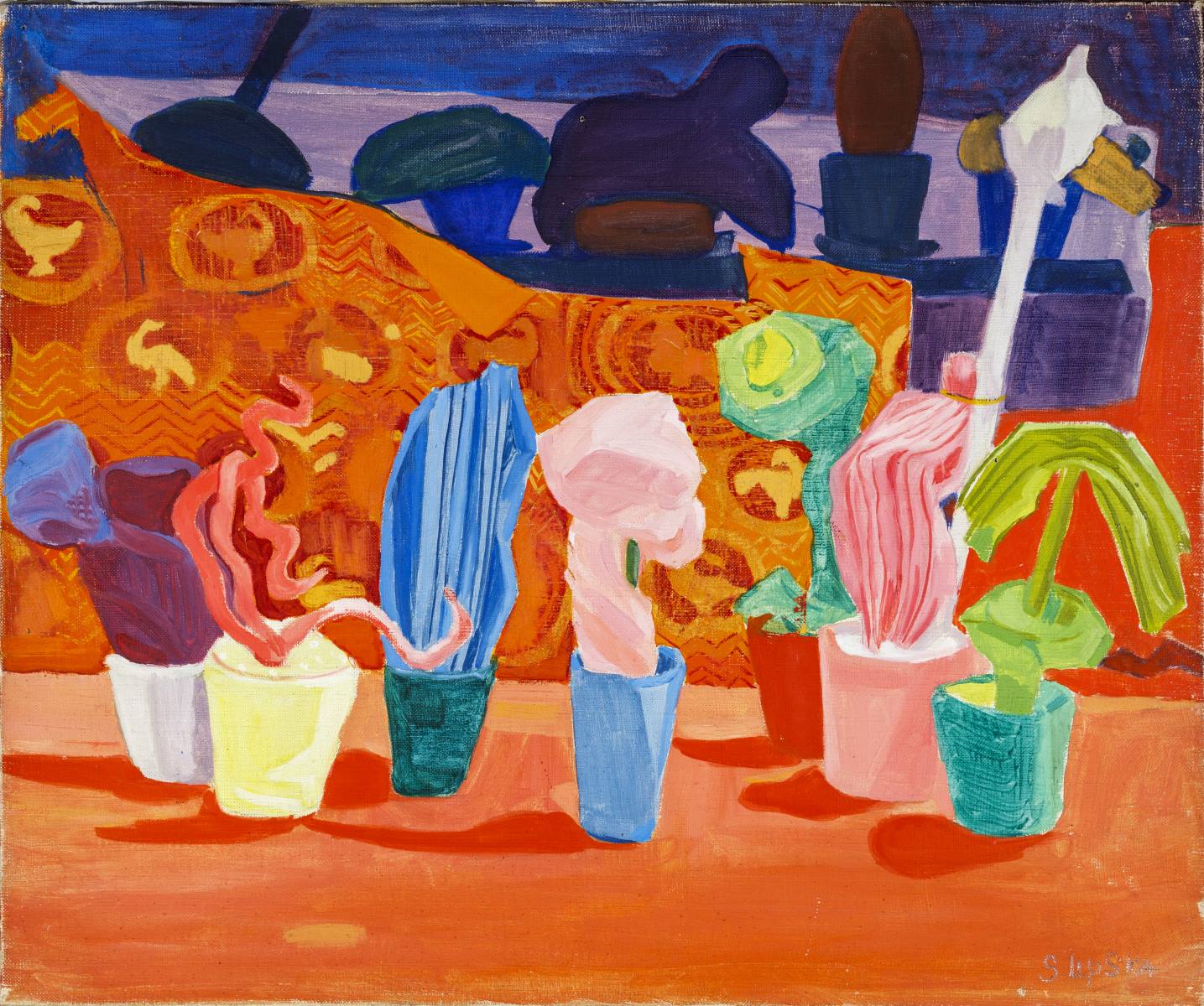 Sans titre [Nature morte aux pots], Sarah Lipska, 1915-1925
