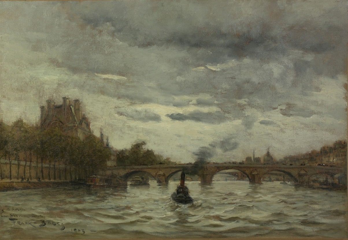 Le pont royal à Paris, Frank Myers Boggs, 1903