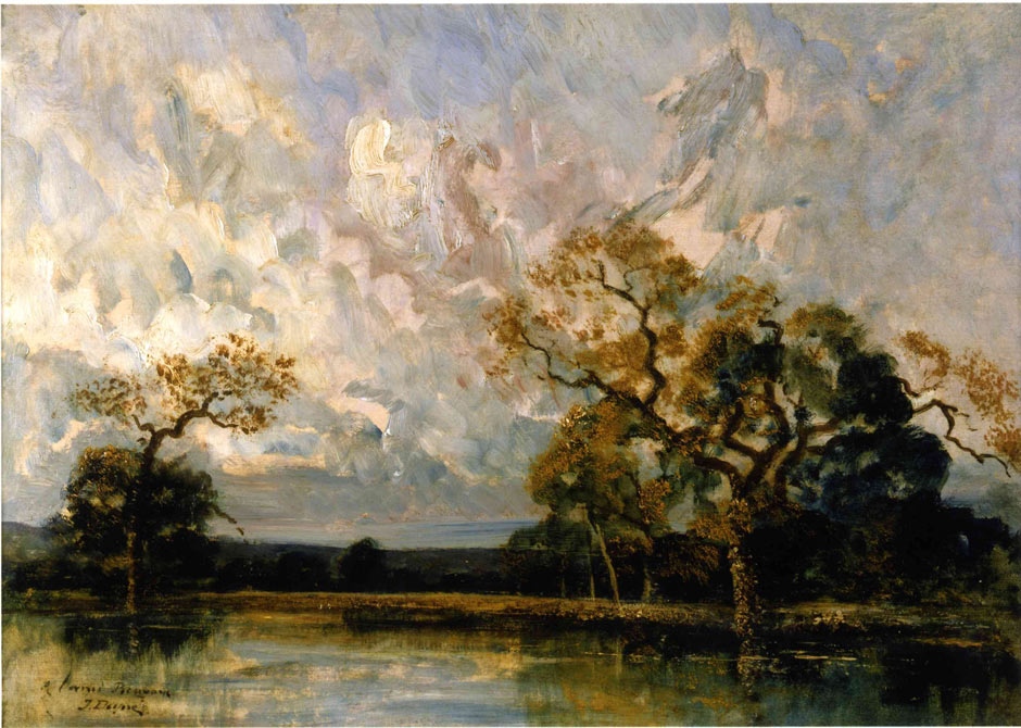 Bord de rivière, Jules Dupré, 1840-1850
