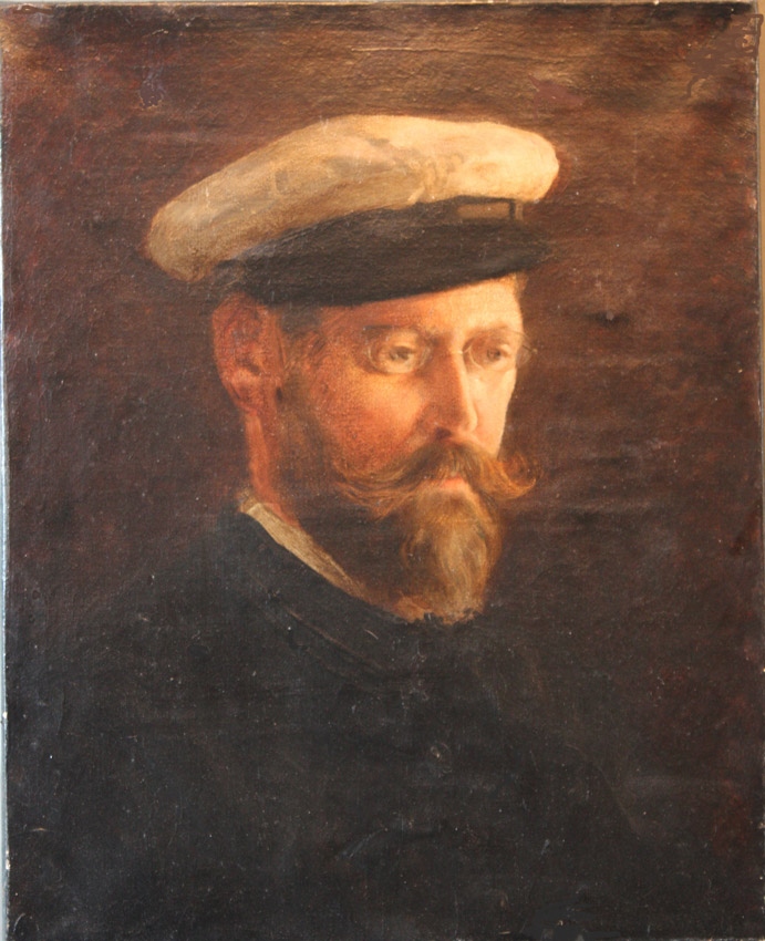Autoportrait à la casquette, Frank Myers Boggs, 2e moitié 19e siècle