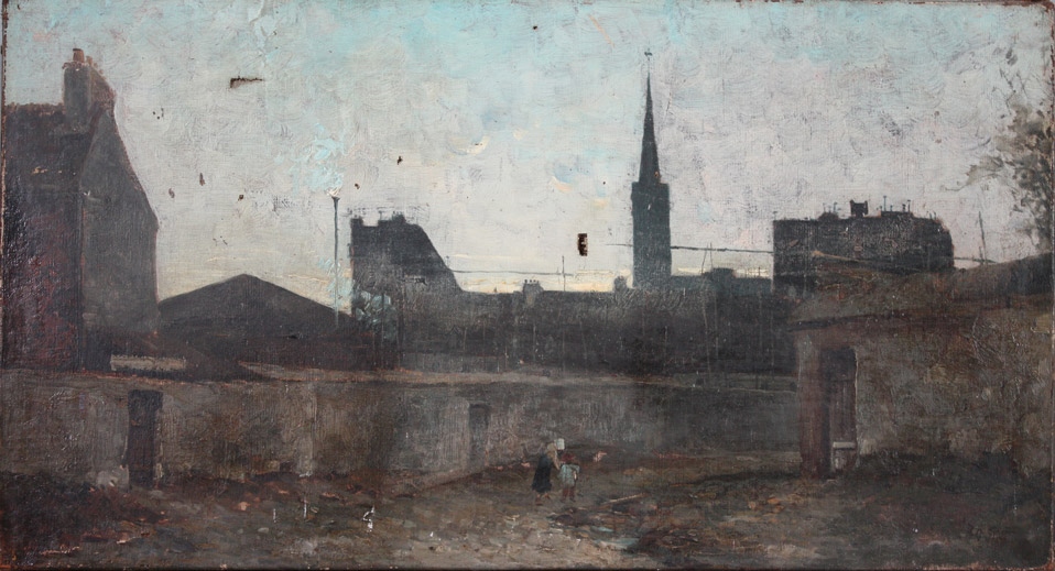 Vue d'un quartier misérable (Rouen ?), Frank Myers Boggs, 20e siècle
