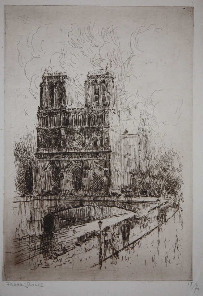 Notre-Dame-de-Paris, Frank Myers Boggs, 1906 vers
