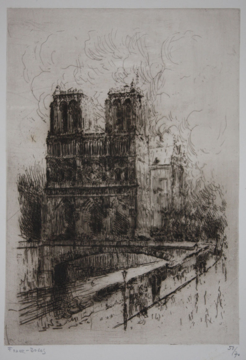 Notre-Dame-de-Paris, Frank Myers Boggs, 1906 vers