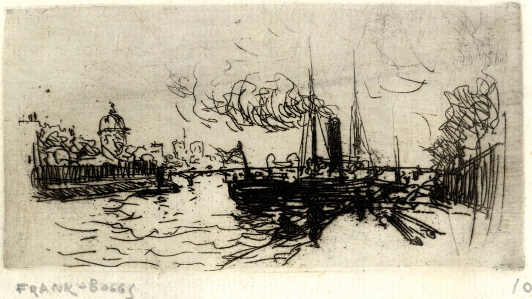La Seine au Pont-Royal, Frank Myers Boggs, 1906 vers