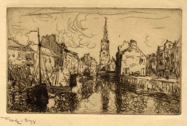 Un port, Frank Myers Boggs, 1906 vers