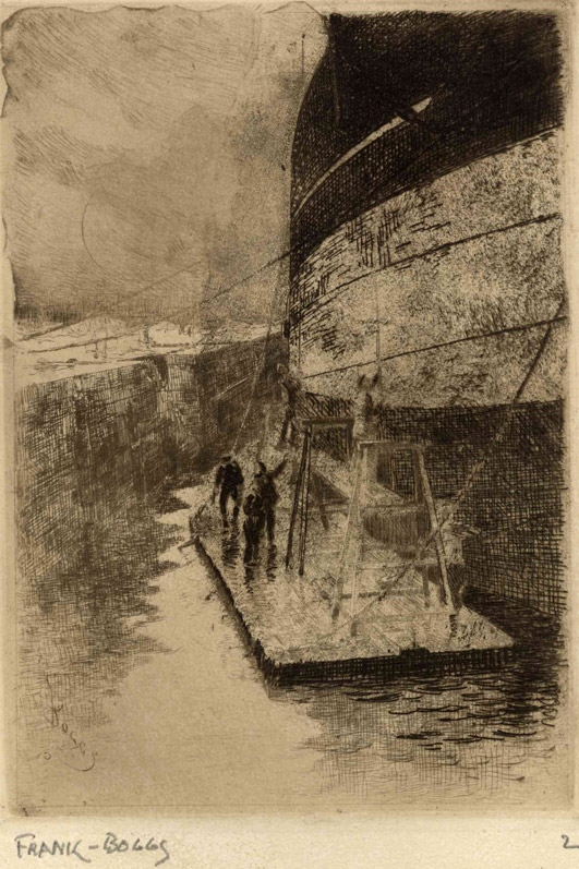 Toilette d'un transatlantique, Frank Myers Boggs, 4e quart 19e siècle, 1er quart 20e siècle