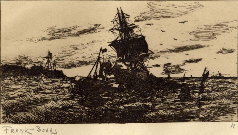 Marine, Le Havre, Frank Myers Boggs, 4e quart 19e siècle, 1er quart 20e siècle