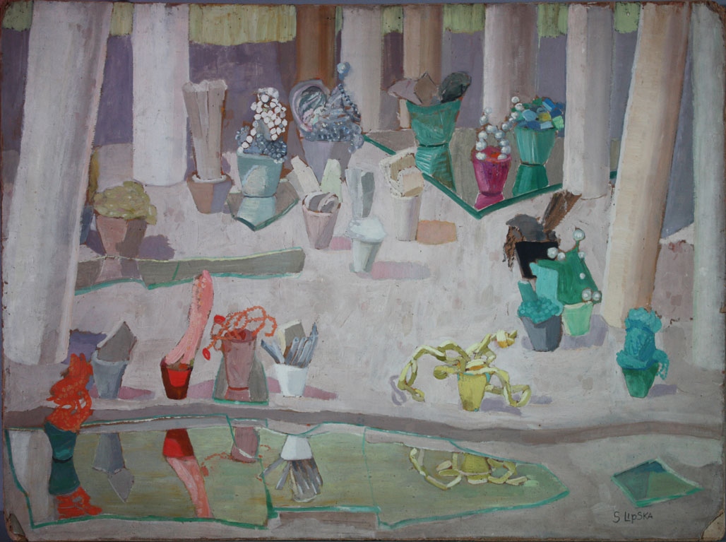 Sans titre [Nature morte aux pots], Sarah Lipska, 1915-1925