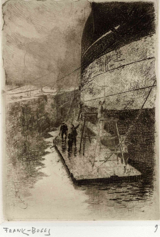 Toilette d'un transatlantique, Frank Myers Boggs, 4e quart 19e siècle, 1er quart 20e siècle
