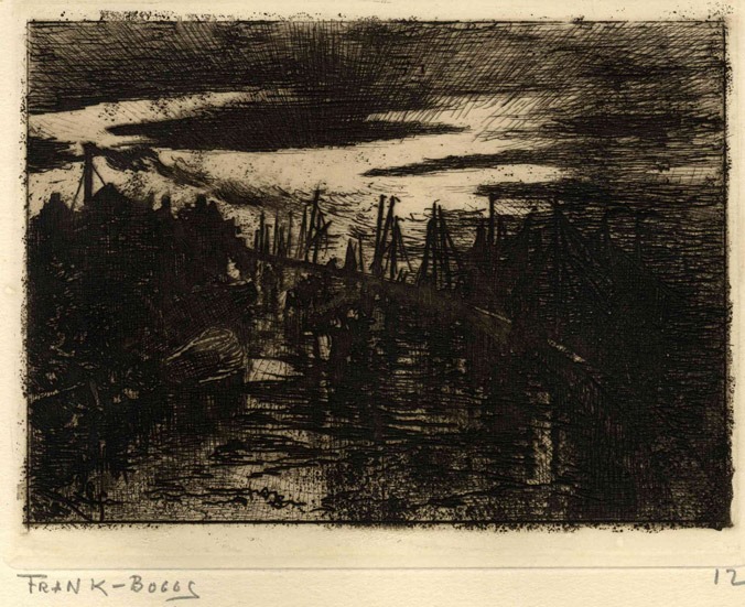 Quai de Saint-Servan, Frank Myers Boggs, 1906 vers