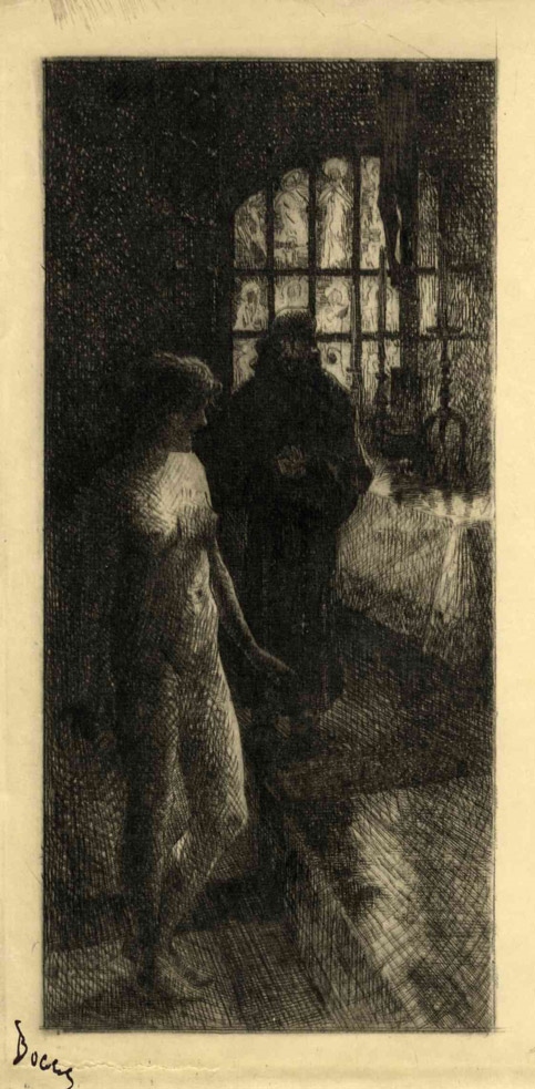 Nu dans une église, Frank Myers Boggs, 4e quart 19e siècle, 1er quart 20e siècle