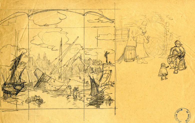 Croquis divers, Frank Myers Boggs, 1er quart 20e siècle