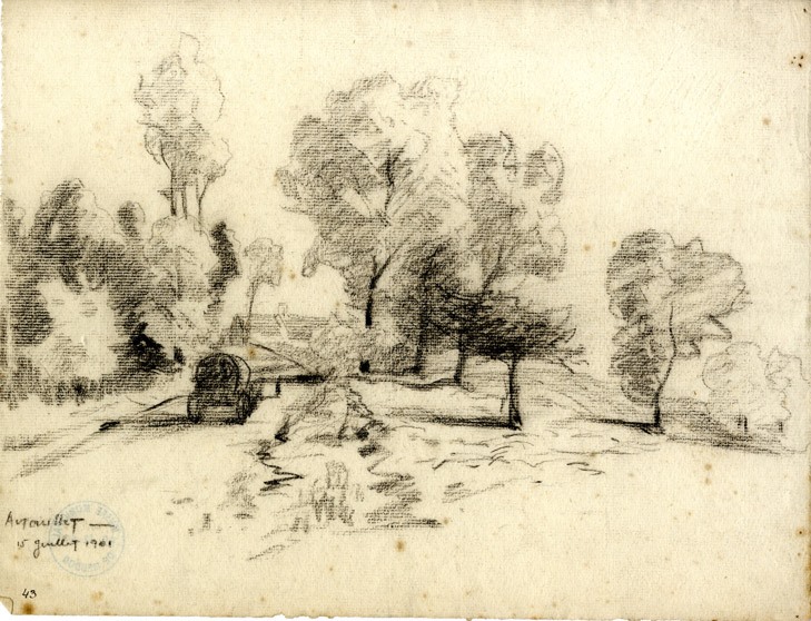 Autouillet, 15 juillet 1901, Frank Myers Boggs, 15 juillet 1901