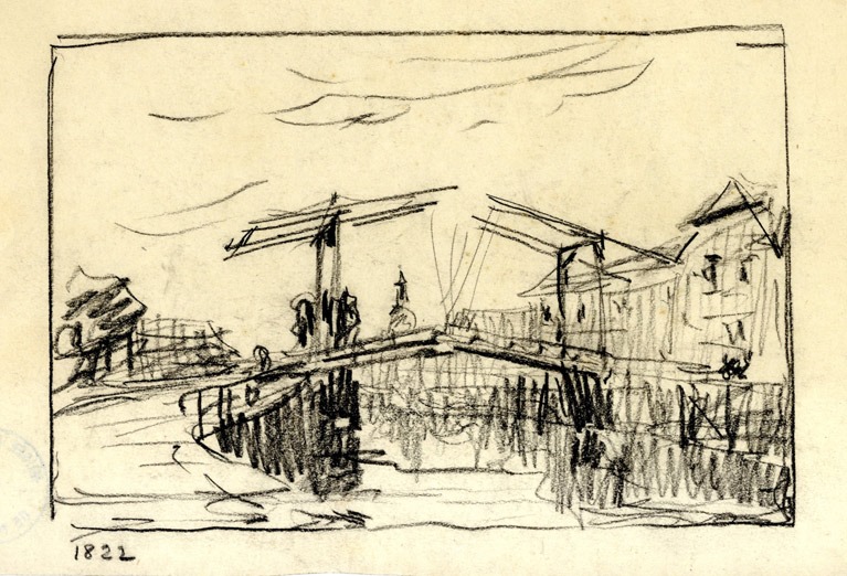 Pont à bascule en Hollande, Frank Myers Boggs, 19e siècle
