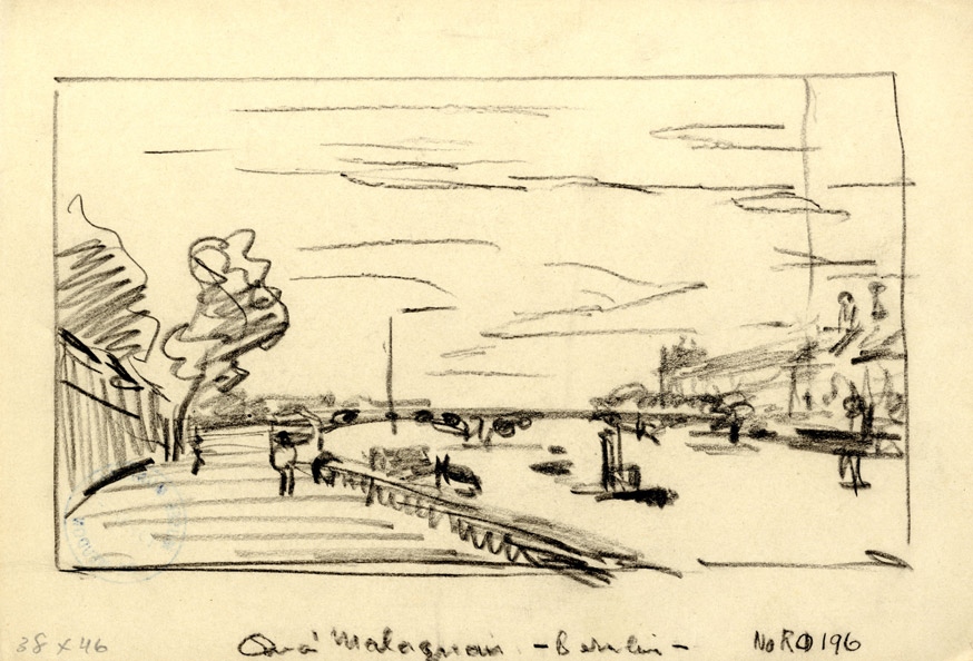 Le quai Malaquais, Frank Myers Boggs, 19e siècle