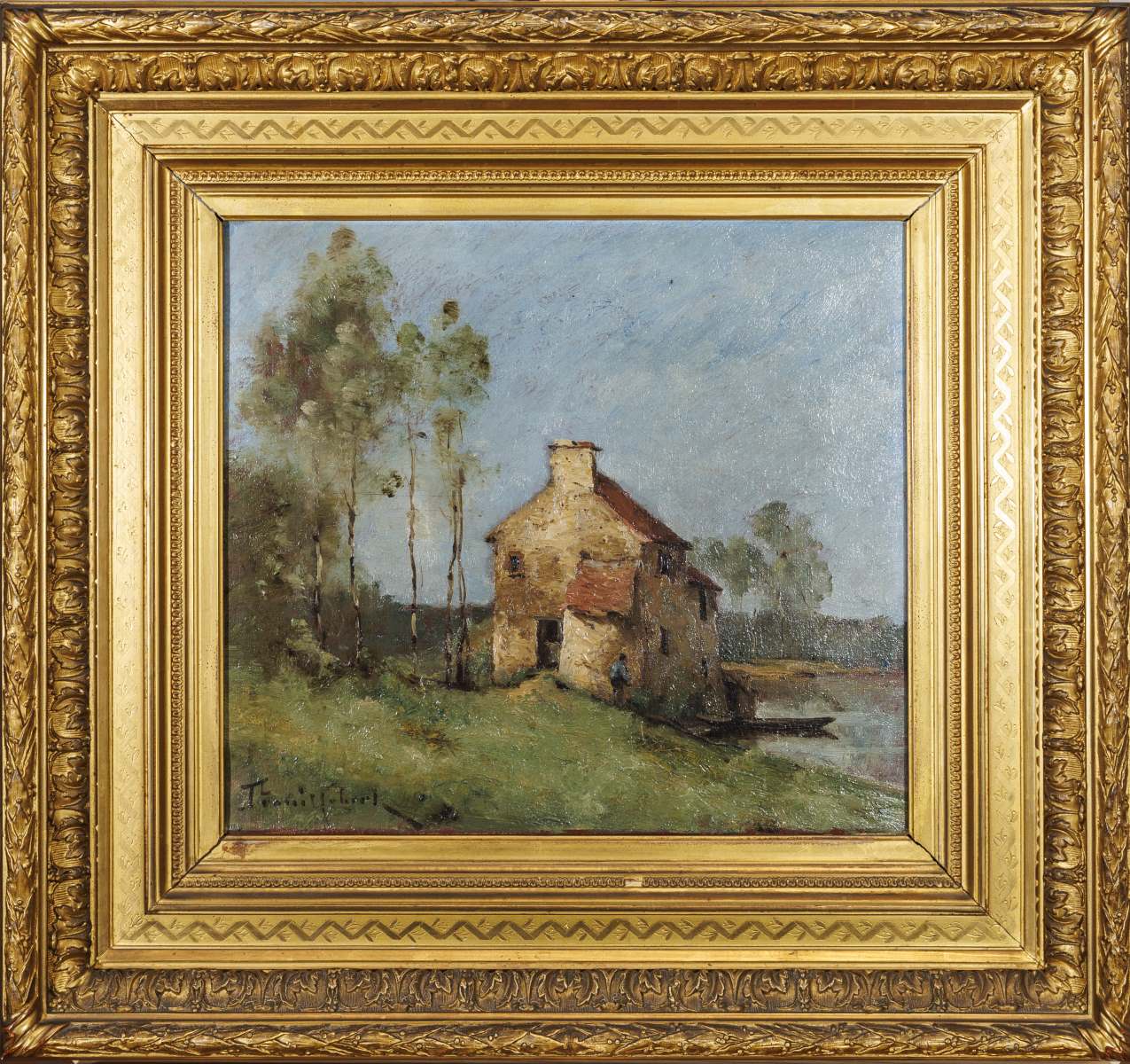 Paysage - Ecole de Barbizon, Paul Désiré Trouillebert, 19e siècle
