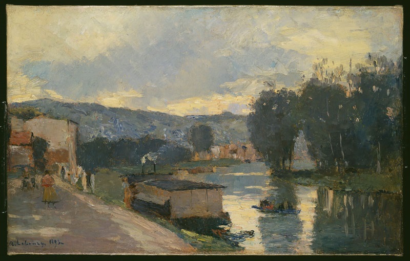 Vue de la Seine au Bas-Meudon, Albert-Charles Lebourg, 1893