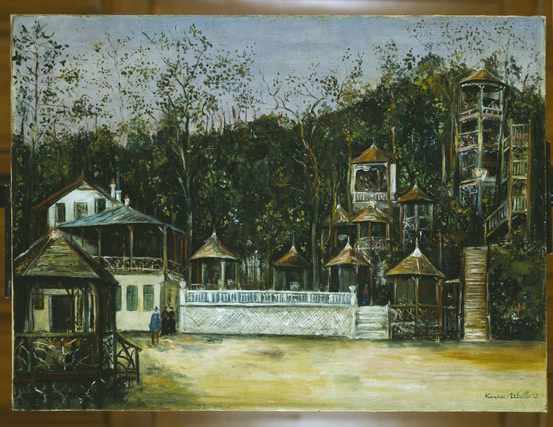 Les guinguettes à Robinson (Inventaire), Maurice Utrillo, 1910 (Vers)